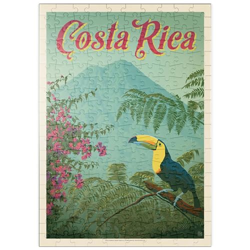 Costa Rica: Toucan in The Jungle, Vintage Poster - Premium 200 Teile Puzzle - MyPuzzle Sonderkollektion von Anderson Design Group von MyPuzzle.com