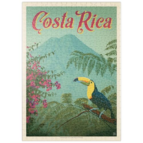 MyPuzzle Costa Rica: Toucan in The Jungle, Vintage Poster - Premium 500 Teile Puzzle - MyPuzzle Sonderkollektion von Anderson Design Group MyPuzzle Costa Rica: Toucan in The Jungle, Vintage Poster - Premium 500 Teile Puzzle - MyPuzzle Sonderkollektion von Anderson Design Group von MyPuzzle.com