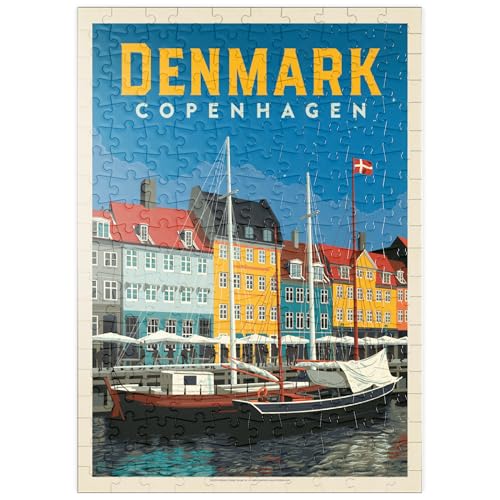MyPuzzle Dänemark: Kopenhagen, Vintage Poster - Premium 200 Teile Puzzle - MyPuzzle Sonderkollektion von Anderson Design Group von MyPuzzle.com