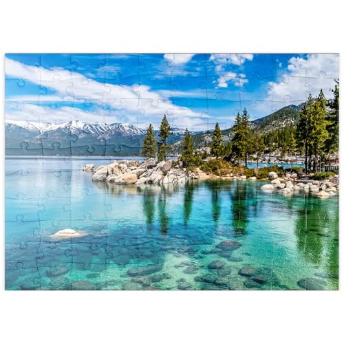 MyPuzzle Das wunderschöne kristallklare Wasser des Lake-Tahoe - Premium 100 Teile Puzzle - MyPuzzle Sonderkollektion von Puzzle Galaxy MyPuzzle Das wunderschöne kristallklare Wasser des Lake-Tahoe - Premium 100 Teile Puzzle - MyPuzzle Sonderkollektion von Puzzle Galaxy von MyPuzzle.com