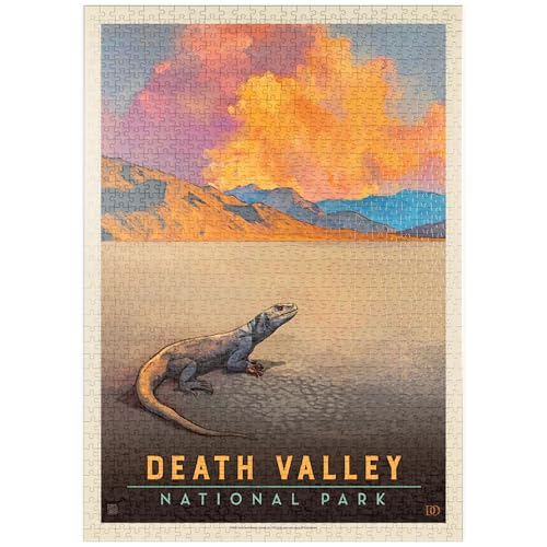 MyPuzzle Death Valley National Park: Chuckwalla Lizard, Vintage Poster - Premium 1000 Teile Puzzle - MyPuzzle Sonderkollektion von Anderson Design Group MyPuzzle Death Valley National Park: Chuckwalla Lizard, Vintage Poster - Premium 1000 Teile Puzzle - MyPuzzle Sonderkollektion von Anderson Design Group von MyPuzzle.com