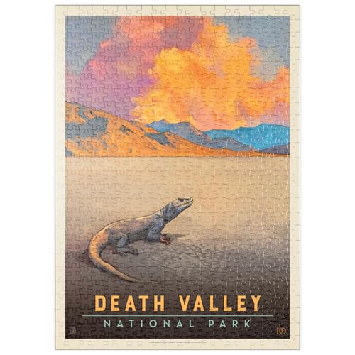 MyPuzzle Death Valley National Park: Chuckwalla Lizard, Vintage Poster - Premium 500 Teile Puzzle - MyPuzzle Sonderkollektion von Anderson Design Group MyPuzzle Death Valley National Park: Chuckwalla Lizard, Vintage Poster - Premium 500 Teile Puzzle - MyPuzzle Sonderkollektion von Anderson Design Group von MyPuzzle.com