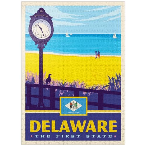 Delaware: The First State - Premium 1000 Teile Puzzle für Erwachsene von MyPuzzle.com