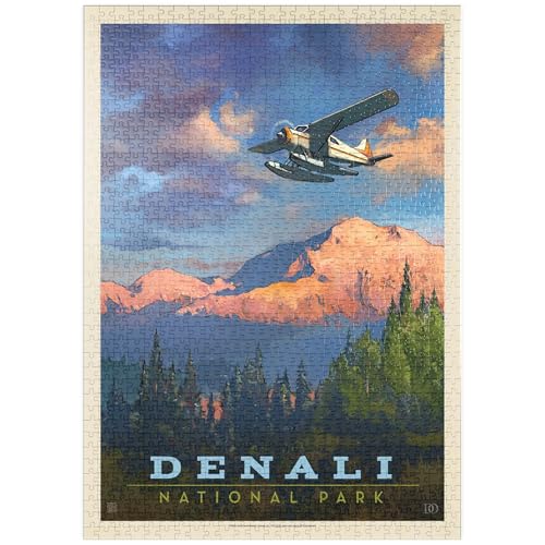 MyPuzzle Denali National Park: Back Country, Vintage Poster - Premium 1000 Teile Puzzle - MyPuzzle Sonderkollektion von Anderson Design Group MyPuzzle Denali National Park: Back Country, Vintage Poster - Premium 1000 Teile Puzzle - MyPuzzle Sonderkollektion von Anderson Design Group von MyPuzzle.com