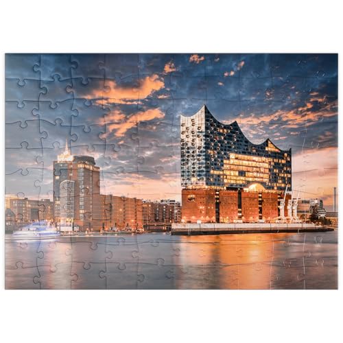 Die Elbphilharmonie in Hamburg - Premium 100 Teile Puzzle - MyPuzzle Sonderkollektion von Puzzle Galaxy von MyPuzzle.com