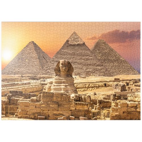 MyPuzzle Die Sphinx und die Pyramiden, Gizeh, Ägypten - Premium 1000 Teile Puzzle - MyPuzzle Sonderkollektion von Puzzle Galaxy MyPuzzle Die Sphinx und die Pyramiden, Gizeh, Ägypten - Premium 1000 Teile Puzzle - MyPuzzle Sonderkollektion von Puzzle Galaxy von MyPuzzle.com