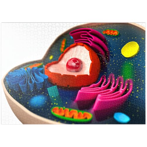 MyPuzzle Die Struktur Einer biologischen Zelle (3D-Modell) - Premium 1000 Teile Puzzle - MyPuzzle Sonderkollektion von Puzzle Galaxy von MyPuzzle.com