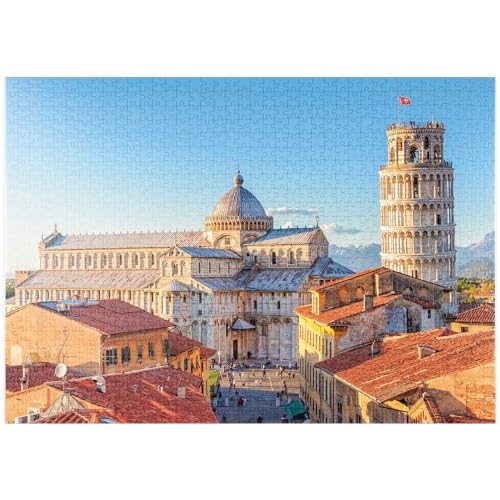 Dom und Schiefer Turm von Pisa - Toskana, Italien - Premium 1000 Teile Puzzle - MyPuzzle Sonderkollektion von Starnberger Spiele von MyPuzzle.com