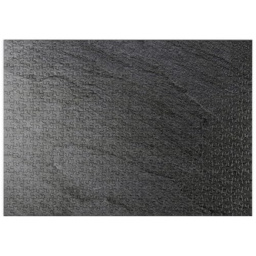 Dunkelgrauer schwarzer Schiefer, unlösbares Puzzle - Premium 500 Teile Puzzle - MyPuzzle Sonderkollektion von Puzzle Galaxy von MyPuzzle.com