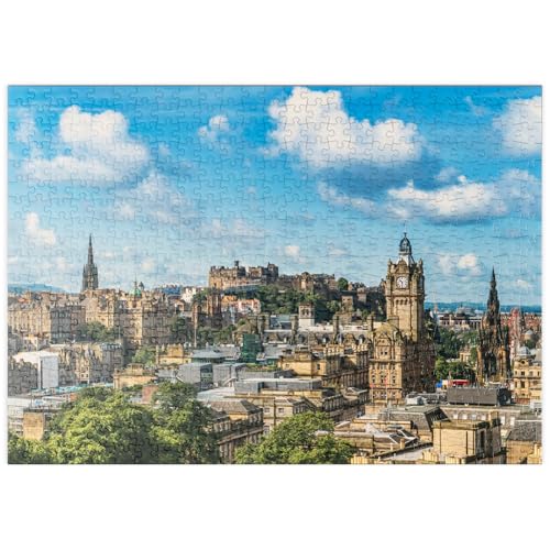 MyPuzzle Edinburgh Castle, aus dem Blick von Carlton Hill - Premium 500 Teile Puzzle - MyPuzzle Sonderkollektion von Puzzle Galaxy von MyPuzzle.com