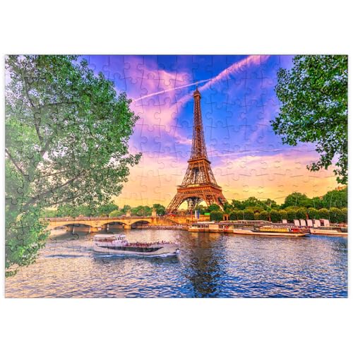 MyPuzzle Eiffelturm und Seine bei Sonnenuntergang in Paris, Frankreich - Premium 200 Teile Puzzle - MyPuzzle Sonderkollektion von Puzzle Galaxy MyPuzzle Eiffelturm und Seine bei Sonnenuntergang in Paris, Frankreich - Premium 200 Teile Puzzle - MyPuzzle Sonderkollektion von Puzzle Galaxy von MyPuzzle.com