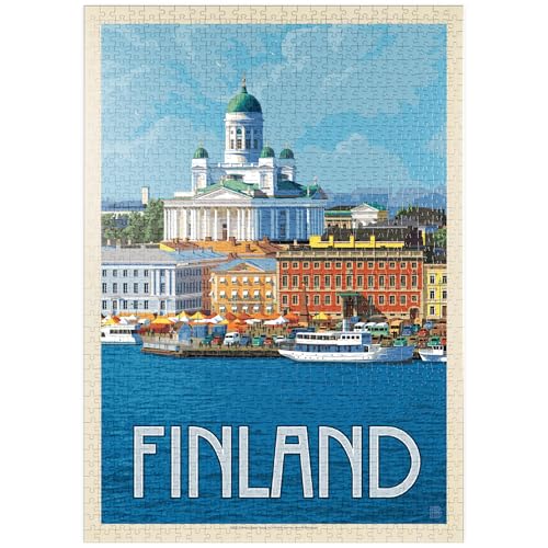 MyPuzzle Finland: Helsinki, Vintage Poster - Premium 1000 Teile Puzzle - MyPuzzle Sonderkollektion von Anderson Design Group MyPuzzle Finland: Helsinki, Vintage Poster - Premium 1000 Teile Puzzle - MyPuzzle Sonderkollektion von Anderson Design Group von MyPuzzle.com