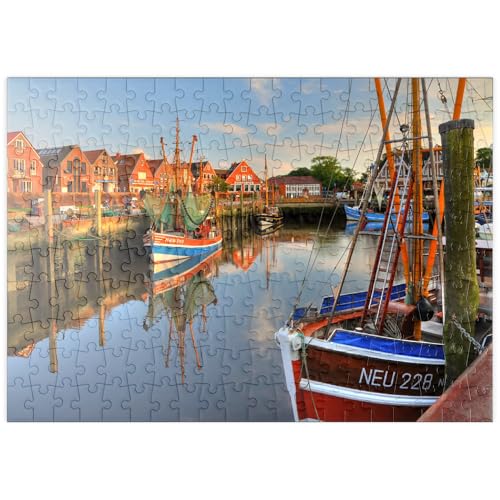MyPuzzle Fischerhafen mit Krabbenkuttern im Abendlicht, Neuharlingersiel, Ostfriesland - Premium 200 Teile Puzzle - MyPuzzle Sonderkollektion von Puzzle Galaxy MyPuzzle Fischerhafen mit Krabbenkuttern im Abendlicht, Neuharlingersiel, Ostfriesland - Premium 200 Teile Puzzle - MyPuzzle Sonderkollektion von Puzzle Galaxy von MyPuzzle.com