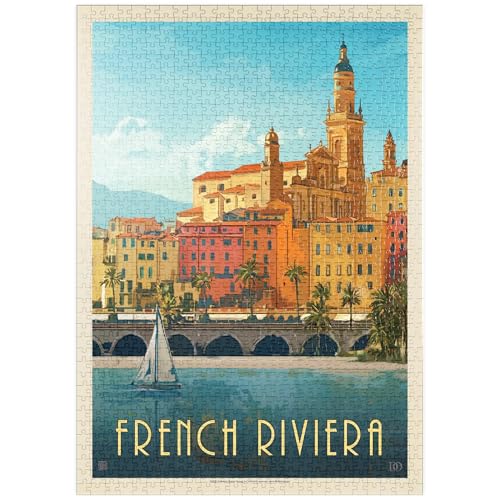 MyPuzzle Frankreich: Côte d'Azur, Vintage Poster - Premium 1000 Teile Puzzle - MyPuzzle Sonderkollektion von Anderson Design Group MyPuzzle Frankreich: Côte d'Azur, Vintage Poster - Premium 1000 Teile Puzzle - MyPuzzle Sonderkollektion von Anderson Design Group von MyPuzzle.com