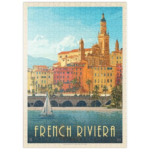 MyPuzzle Frankreich: Côte d'Azur, Vintage Poster - Premium 500 Teile Puzzle - MyPuzzle Sonderkollektion von Anderson Design Group MyPuzzle Frankreich: Côte d'Azur, Vintage Poster - Premium 500 Teile Puzzle - MyPuzzle Sonderkollektion von Anderson Design Group von MyPuzzle.com