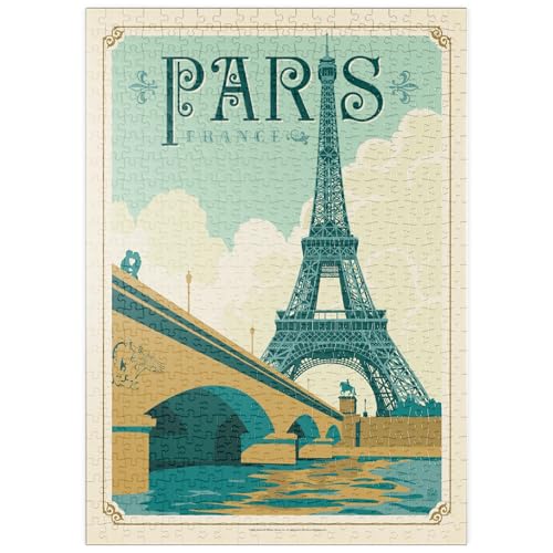MyPuzzle Frankreich: Paris, Vintage Poster - Premium 500 Teile Puzzle - MyPuzzle Sonderkollektion von Anderson Design Group von MyPuzzle.com