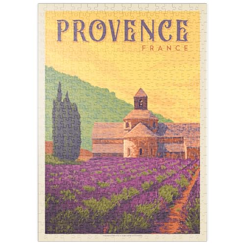 MyPuzzle Frankreich: Provence, Vintage Poster - Premium 500 Teile Puzzle - MyPuzzle Sonderkollektion von Anderson Design Group MyPuzzle Frankreich: Provence, Vintage Poster - Premium 500 Teile Puzzle - MyPuzzle Sonderkollektion von Anderson Design Group von MyPuzzle.com