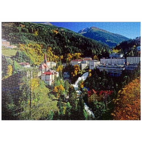 Gasteiner Wasserfall in Bad Gastein, Pongau, Salzburger Land, Österreich - Premium 1000 Teile Puzzle - MyPuzzle Sonderkollektion von Puzzle Galaxy von MyPuzzle.com
