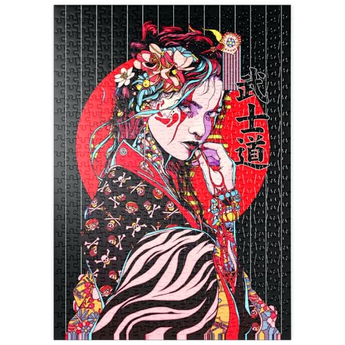 MyPuzzle Geisha Frau - Japan Charakter - Premium 500 Teile Puzzle - MyPuzzle Sonderkollektion von Puzzle Galaxy von MyPuzzle.com