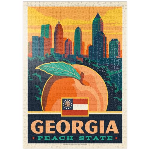 Georgia: Peach State - Premium 1000 Teile Puzzle - MyPuzzle Sonderkollektion von Anderson Design Group von MyPuzzle.com