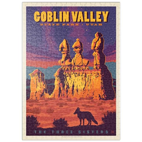 Goblin Valley State Park, Utah - Premium 500 Teile Puzzle - MyPuzzle Sonderkollektion von Anderson Design Group von MyPuzzle.com