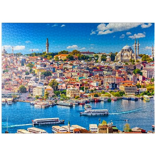 Golden Horn Istanbul - Premium 1000 Teile Puzzle für Erwachsene von MyPuzzle.com