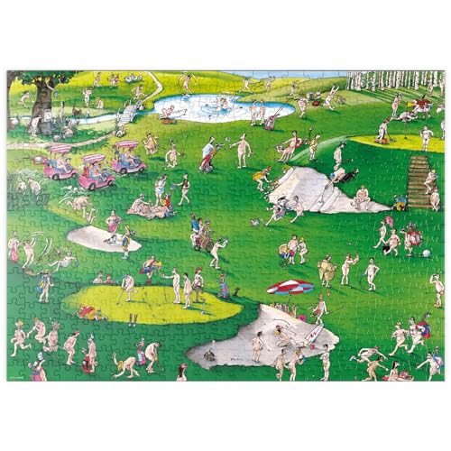 MyPuzzle Golfer’s Paradise - Blachon - Cartoon Classics - Premium 500 Teile Puzzle - MyPuzzle Sonderkollektion von Heye Puzzle von MyPuzzle.com