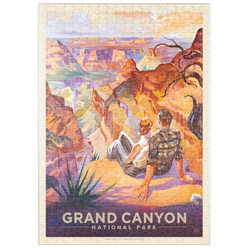 Grand Canyon National Park: A Grand Vista, Vintage Poster - Premium 500 Teile Puzzle - MyPuzzle Sonderkollektion von Anderson Design Group von MyPuzzle.com