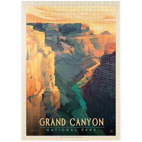 MyPuzzle Grand Canyon National Park: Deep Shadows, Vintage Poster - Premium 1000 Teile Puzzle - MyPuzzle Sonderkollektion von Anderson Design Group MyPuzzle Grand Canyon National Park: Deep Shadows, Vintage Poster - Premium 1000 Teile Puzzle - MyPuzzle Sonderkollektion von Anderson Design Group von MyPuzzle.com