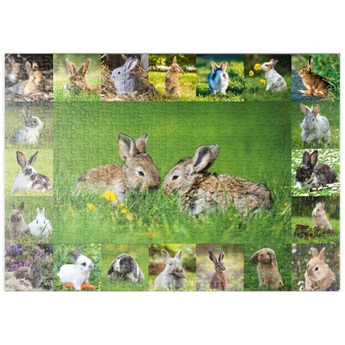 MyPuzzle Hasen & Kaninchen - Collage No. 5 - Premium 500 Teile Puzzle - MyPuzzle Sonderkollektion von Starnberger Spiele MyPuzzle Hasen & Kaninchen - Collage No. 5 - Premium 500 Teile Puzzle - MyPuzzle Sonderkollektion von Starnberger Spiele von MyPuzzle.com
