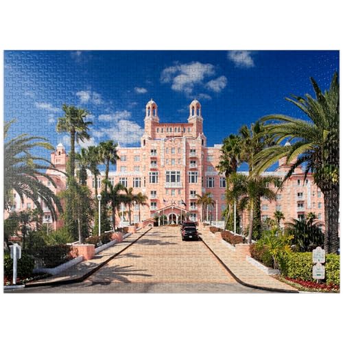 Hotel Don Cesar Beach Resort at St. Pete Beach in St. Petersburg, Florida – Premium 1000 Teile Puzzle für Erwachsene von MyPuzzle.com