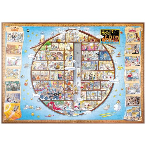 MyPuzzle Hotel World - Hugo Prades - Premium 1000 Teile Puzzle - MyPuzzle Sonderkollektion von Heye Puzzle MyPuzzle Hotel World - Hugo Prades - Premium 1000 Teile Puzzle - MyPuzzle Sonderkollektion von Heye Puzzle von MyPuzzle.com