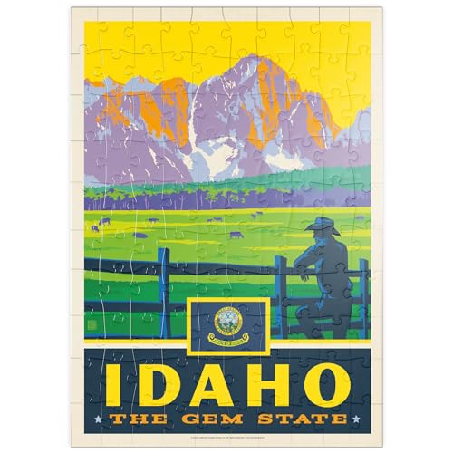 Idaho: The Gem State - Premium 100 Teile Puzzle - MyPuzzle Sonderkollektion von Anderson Design Group von MyPuzzle.com