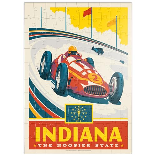 Indiana: The Hoosier State - Premium 100 Teile Puzzle - MyPuzzle Sonderkollektion von Anderson Design Group von MyPuzzle.com