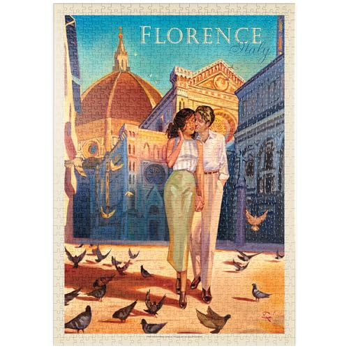MyPuzzle Italien: Florenz, Florentiner Flair, Vintage Poster - Premium 1000 Teile Puzzle - MyPuzzle Sonderkollektion von Anderson Design Group MyPuzzle Italien: Florenz, Florentiner Flair, Vintage Poster - Premium 1000 Teile Puzzle - MyPuzzle Sonderkollektion von Anderson Design Group von MyPuzzle.com