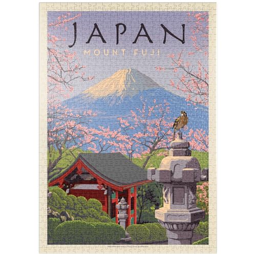 MyPuzzle Japan: Der Berg Fuji, Vintage Poster - Premium 1000 Teile Puzzle - MyPuzzle Sonderkollektion von Anderson Design Group MyPuzzle Japan: Der Berg Fuji, Vintage Poster - Premium 1000 Teile Puzzle - MyPuzzle Sonderkollektion von Anderson Design Group von MyPuzzle.com