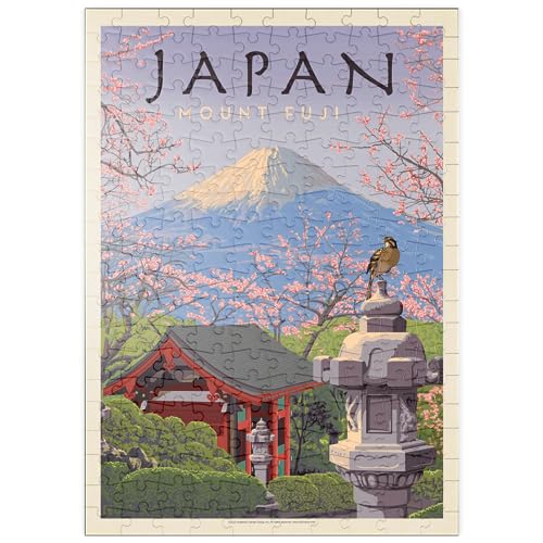 Japan: Der Berg Fuji, Vintage Poster - Premium 200 Teile Puzzle - MyPuzzle Sonderkollektion von Anderson Design Group von MyPuzzle.com
