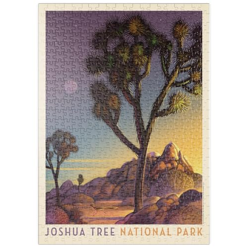 MyPuzzle Joshua Tree National Park: Into The Evening, Vintage Poster - Premium 500 Teile Puzzle - MyPuzzle Sonderkollektion von Anderson Design Group MyPuzzle Joshua Tree National Park: Into The Evening, Vintage Poster - Premium 500 Teile Puzzle - MyPuzzle Sonderkollektion von Anderson Design Group von MyPuzzle.com