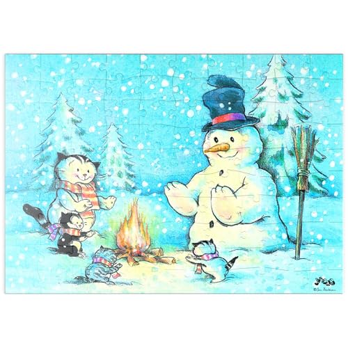 MyPuzzle Kater Jacob - Der Schneemann - Premium 100 Teile Puzzle - MyPuzzle Sonderkollektion von Kater Jacob MyPuzzle Kater Jacob - Der Schneemann - Premium 100 Teile Puzzle - MyPuzzle Sonderkollektion von Kater Jacob von MyPuzzle.com