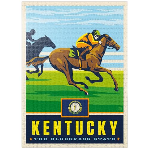 Kentucky The Bluegrass State - Premium 1000 Teile Puzzle für Erwachsene von MyPuzzle.com