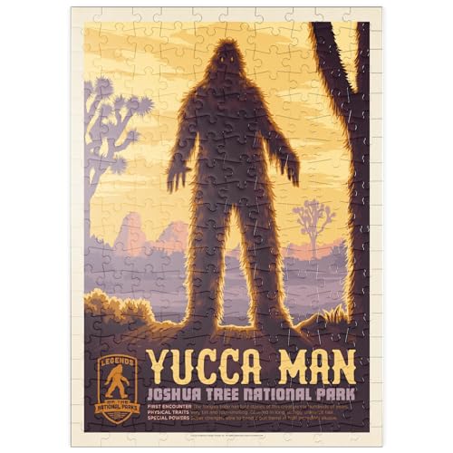 MyPuzzle Legends of The National Parks: Joshua Tree's Yucca Man, Vintage Poster - Premium 200 Teile Puzzle - MyPuzzle Sonderkollektion von Anderson Design Group von MyPuzzle.com