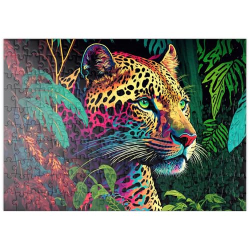 MyPuzzle Leopard im Pop-Art-Stil - Premium 200 Teile Puzzle - MyPuzzle Sonderkollektion von Starnberger Spiele MyPuzzle Leopard im Pop-Art-Stil - Premium 200 Teile Puzzle - MyPuzzle Sonderkollektion von Starnberger Spiele von MyPuzzle.com