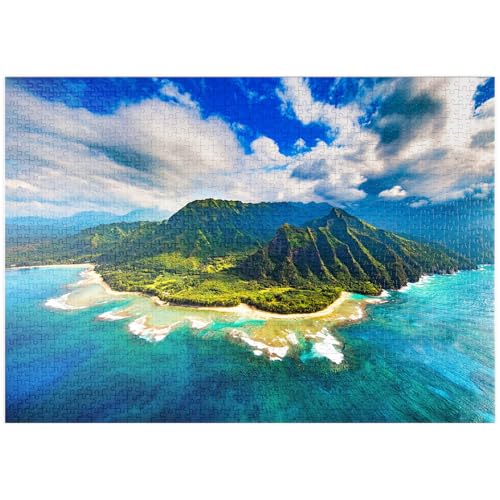 MyPuzzle Luftaufnahme auf NA Pali Küste, Kauai, Hawaii - Premium 1000 Teile Puzzle - MyPuzzle Sonderkollektion von Puzzle Galaxy MyPuzzle Luftaufnahme auf NA Pali Küste, Kauai, Hawaii - Premium 1000 Teile Puzzle - MyPuzzle Sonderkollektion von Puzzle Galaxy von MyPuzzle.com