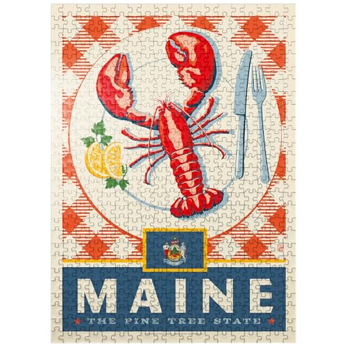 Maine: The Pine Tree State - Premium 1000 Teile Puzzle für Erwachsene von MyPuzzle.com