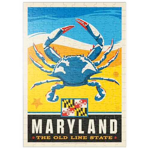 MyPuzzle Maryland: The Old Line State - Premium 200 Teile Puzzle - MyPuzzle Sonderkollektion von Anderson Design Group von MyPuzzle.com