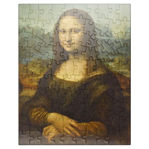 Mona Lisa - Lisa Del Giocondo von Leonardo Da Vinci - Premium 100 Teile Puzzle für Erwachsene von MyPuzzle.com