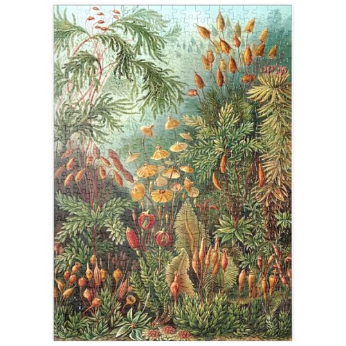 MyPuzzle Moss (Muscinae) - Kunstformen in der Natur, Vintage Art Poster, Ernst Haeckel - Premium 500 Teile Puzzle - MyPuzzle Sonderkollektion von Havana Puzzle Company von MyPuzzle.com