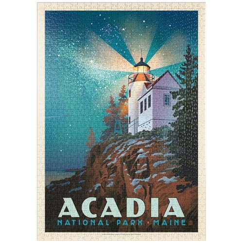 MyPuzzle Acadia National Park: Leuchtturm bei Nacht - Premium 1000 Teile Puzzle - MyPuzzle Sonderkollektion von Anderson Design Group MyPuzzle Acadia National Park: Leuchtturm bei Nacht - Premium 1000 Teile Puzzle - MyPuzzle Sonderkollektion von Anderson Design Group von MyPuzzle.com