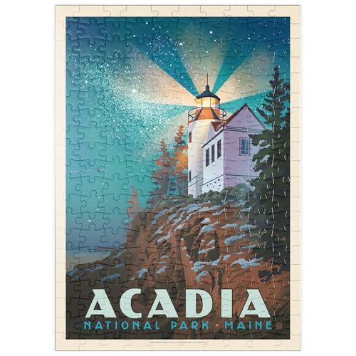 MyPuzzle Acadia National Park: Leuchtturm bei Nacht - Premium 200 Teile Puzzle - MyPuzzle Sonderkollektion von Anderson Design Group von MyPuzzle.com