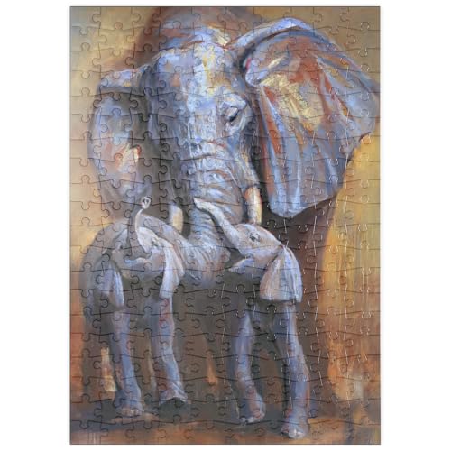 MyPuzzle Afrikanische Elefanten Mutter und Kälber - Premium 200 Teile Puzzle - MyPuzzle Sonderkollektion von Puzzle Galaxy MyPuzzle Afrikanische Elefanten Mutter und Kälber - Premium 200 Teile Puzzle - MyPuzzle Sonderkollektion von Puzzle Galaxy von MyPuzzle.com